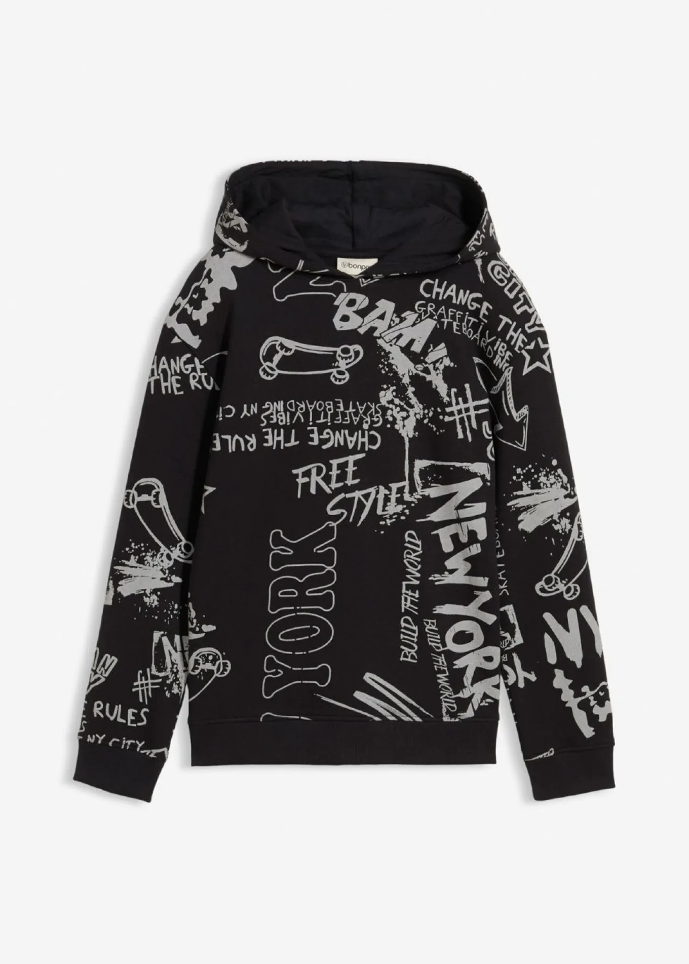 Sudadera con capucha en suave mezcla de algodón