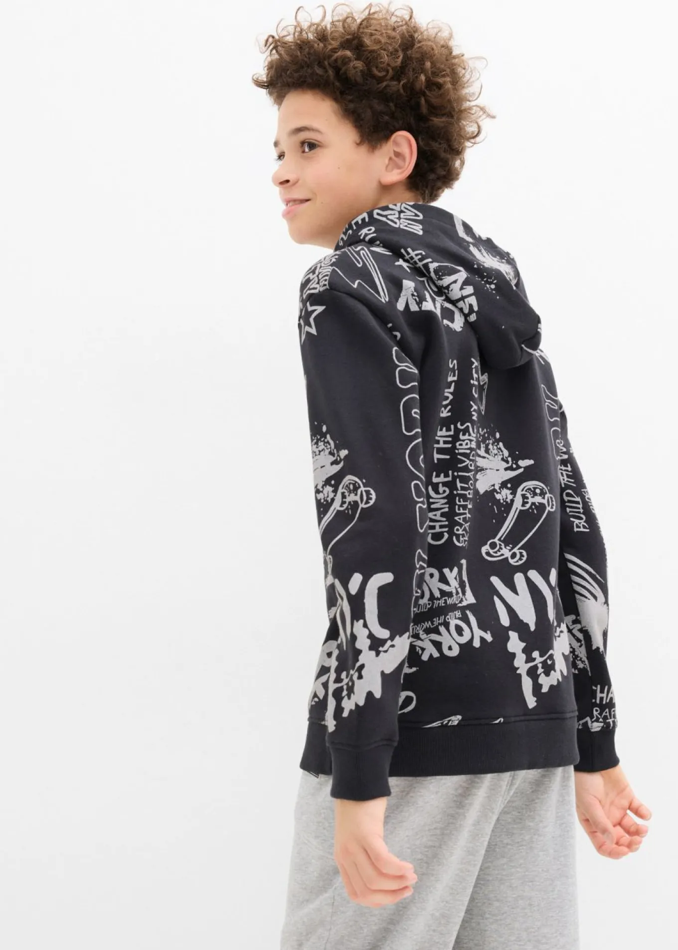 Sudadera con capucha en suave mezcla de algodón
