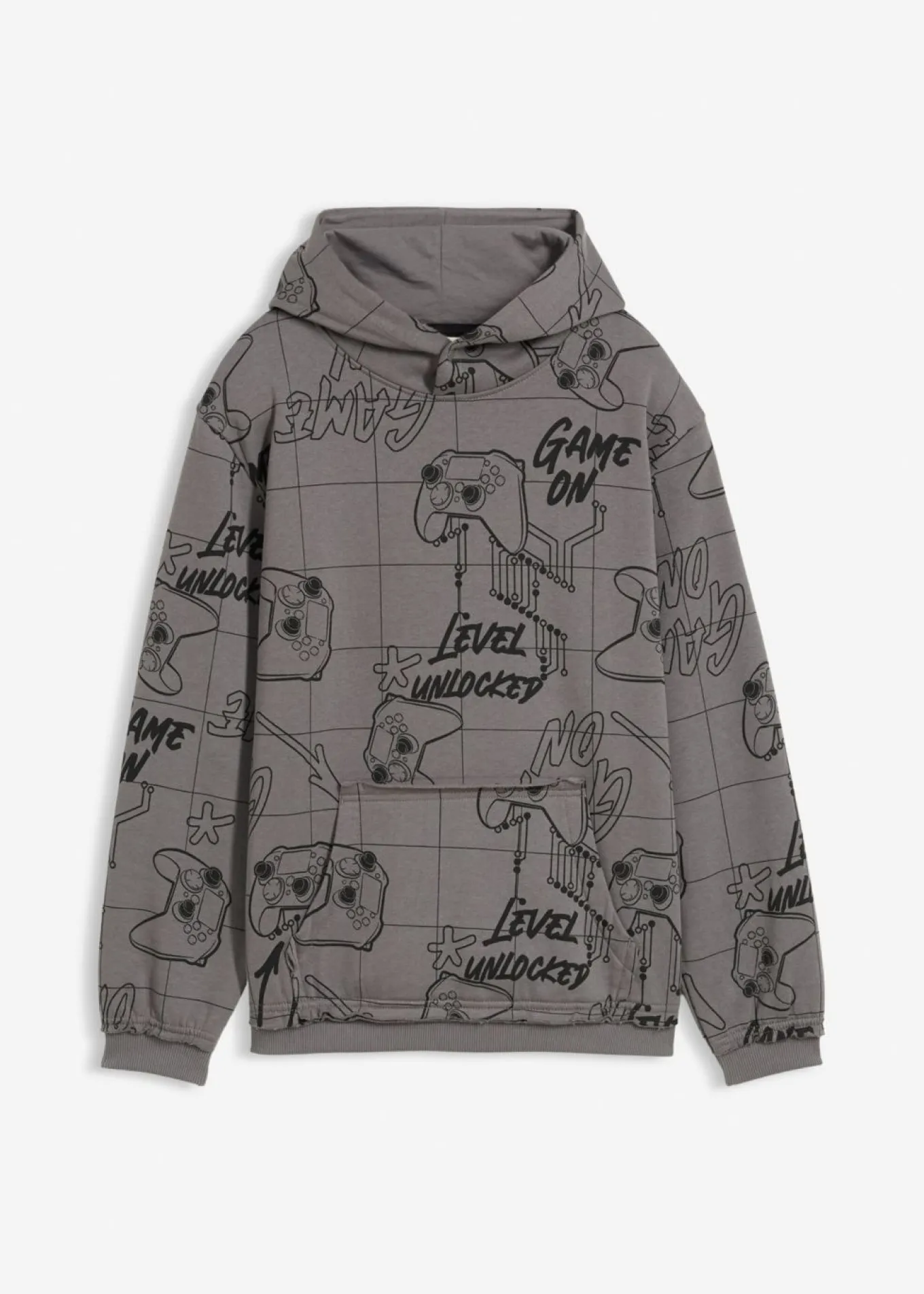 Sudadera con capucha en suave mezcla de algodón