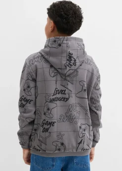 Sudadera con capucha en suave mezcla de algodón