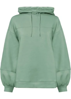 Sudadera con capucha oversize en mezcla de algodón suave