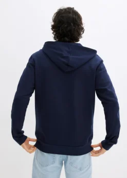Sudadera con capucha y cremallera de algodón orgánico puro
