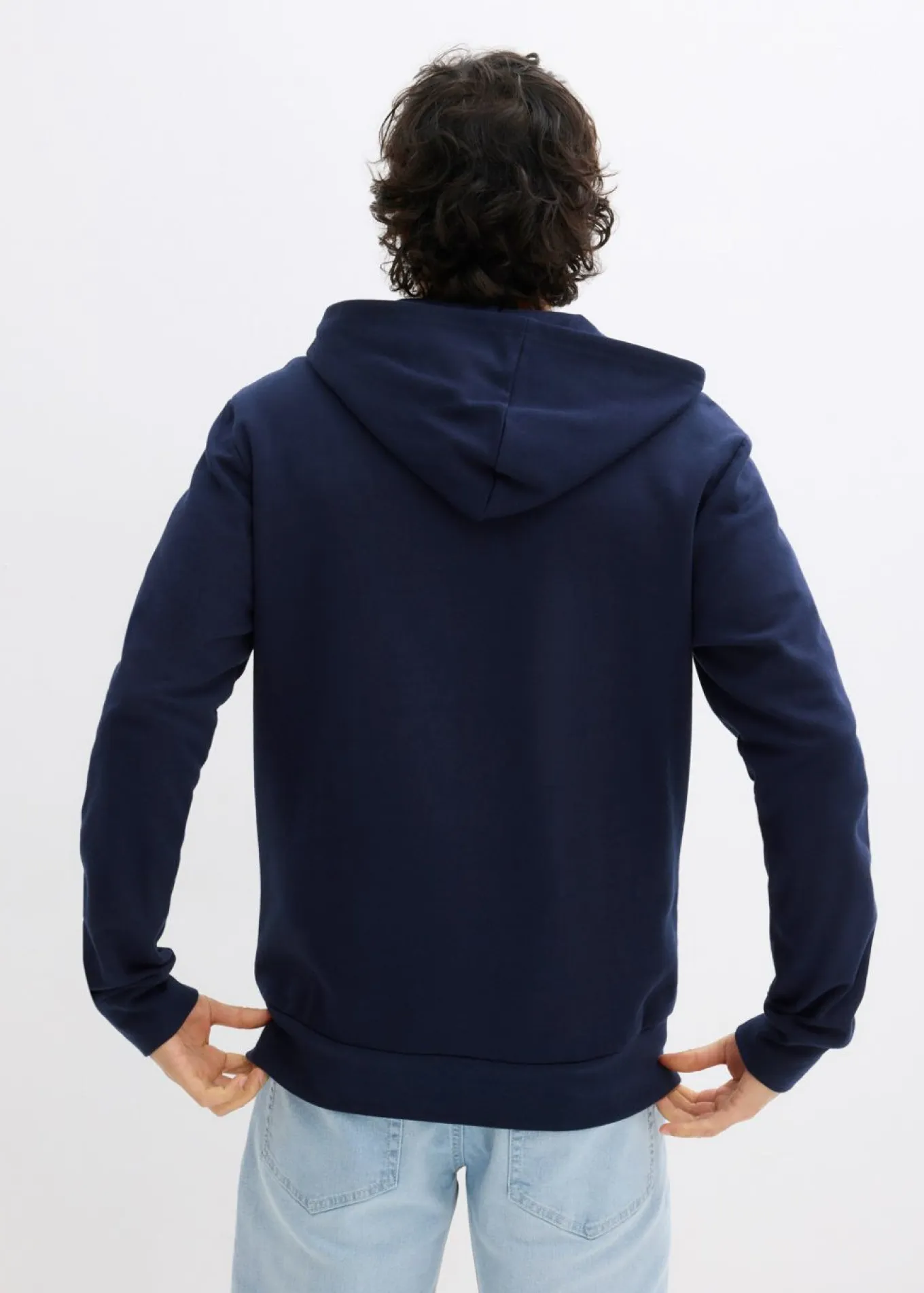 Sudadera con capucha y cremallera de algodón orgánico puro