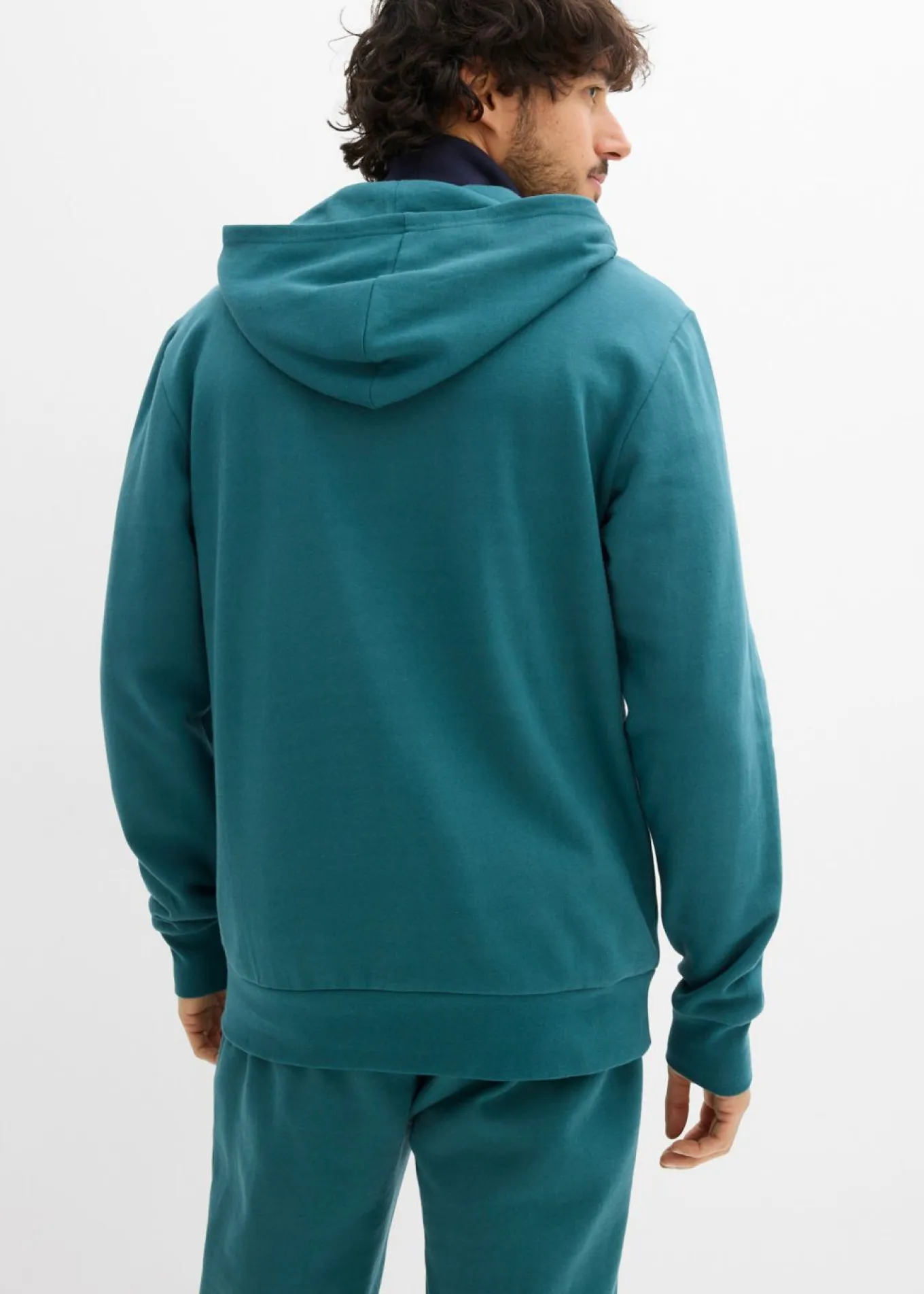 Sudadera con capucha y cremallera de algodón orgánico puro