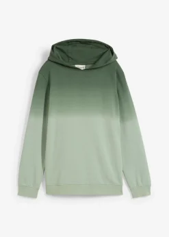 Sudadera con capucha y degradado cromático