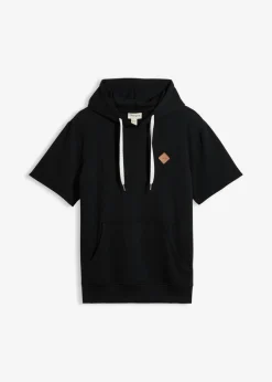 Sudadera con capucha y manga corta