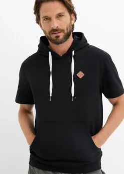 Sudadera con capucha y manga corta
