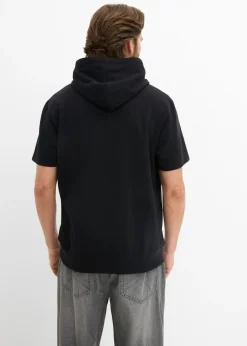 Sudadera con capucha y manga corta