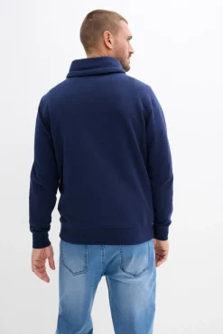 Sudadera con cuello tipo chal