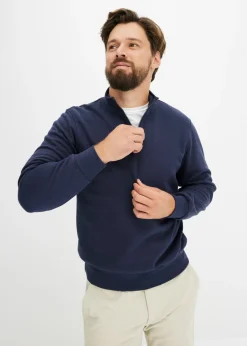 Sudadera con cuello troyer