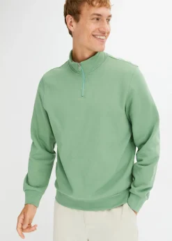 Sudadera con cuello troyer