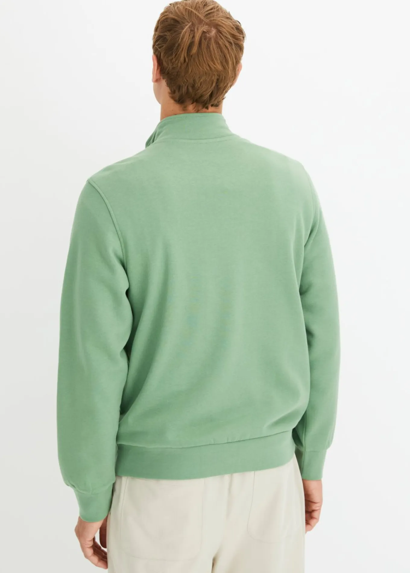 Sudadera con cuello troyer