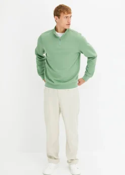 Sudadera con cuello troyer