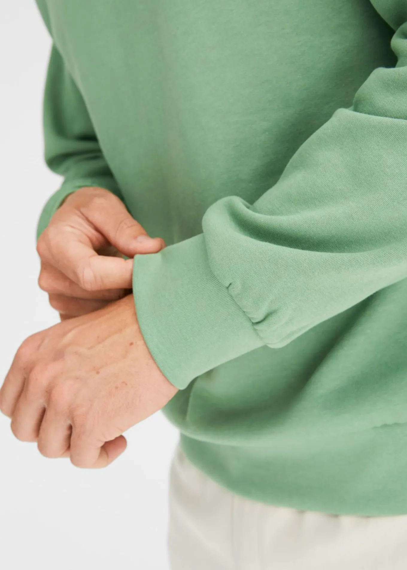 Sudadera con cuello troyer