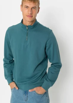 Sudadera con cuello troyer