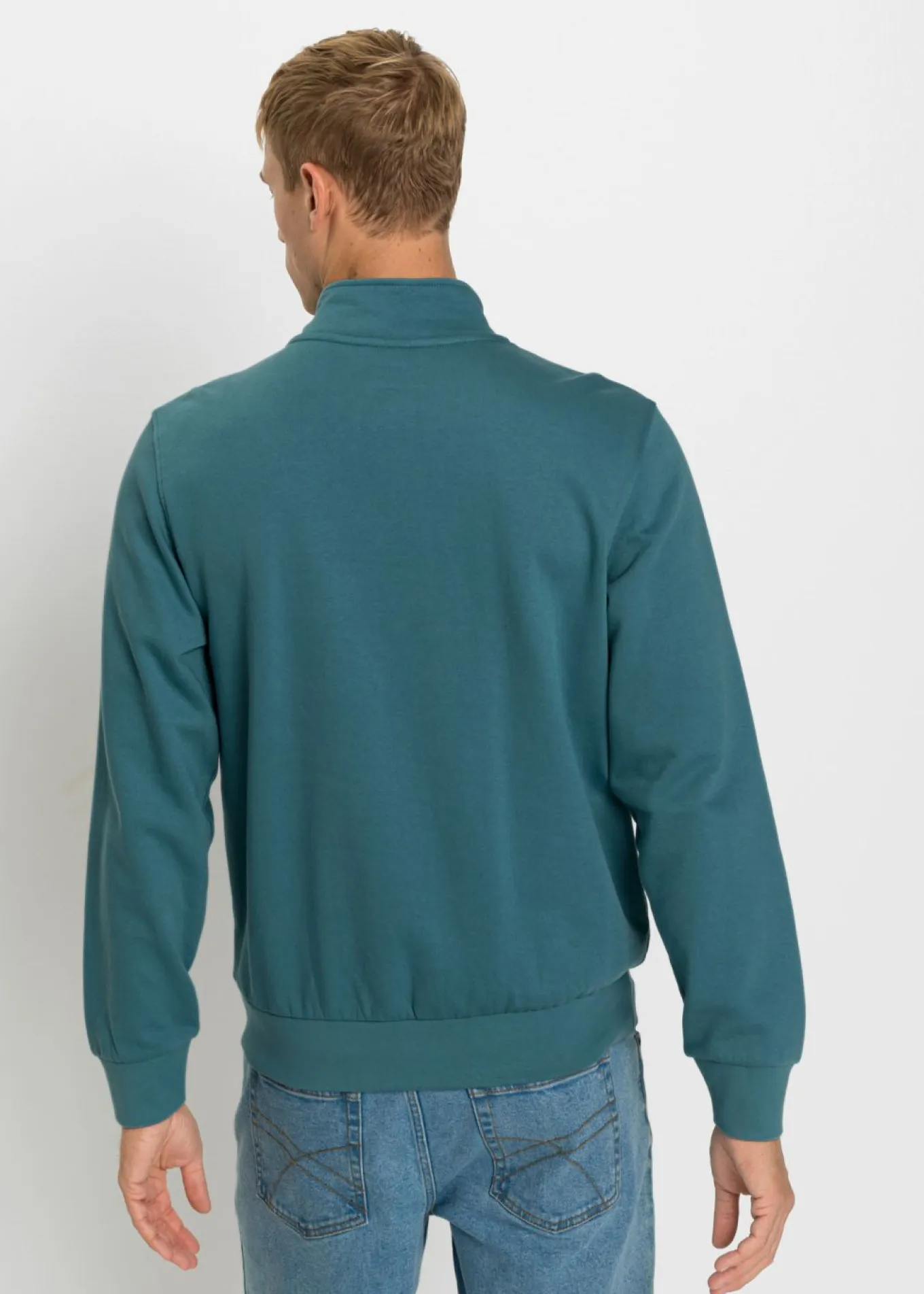 Sudadera con cuello troyer