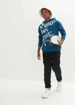 Sudadera con estampado de grafiti de algodón orgánico puro