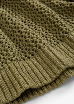 Sudadera de ajour de mezcla de lino ligero