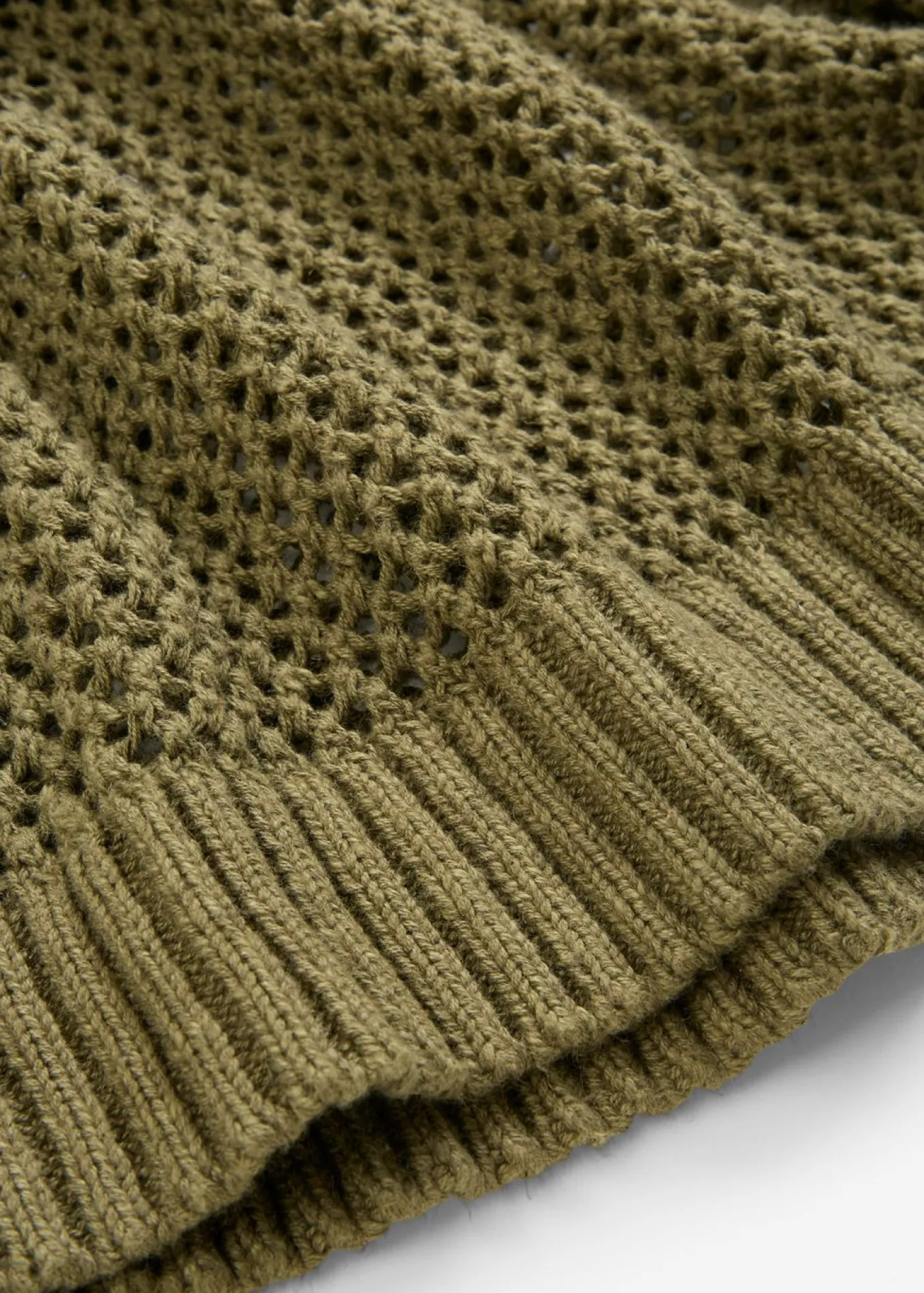 Sudadera de ajour de mezcla de lino ligero