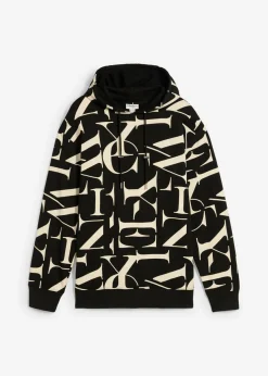 Sudadera de algodón orgánico con corte holgado y capucha