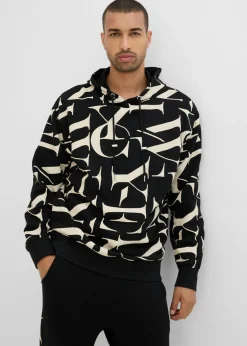 Sudadera de algodón orgánico con corte holgado y capucha