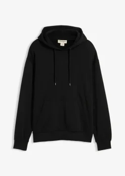 Sudadera de algodón orgánico puro con capucha y corte holgado