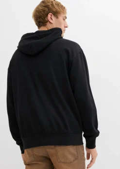 Sudadera de algodón orgánico puro con capucha y corte holgado