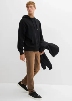 Sudadera de algodón orgánico puro con capucha y corte holgado