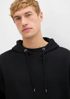 Sudadera de algodón orgánico puro con capucha y corte holgado