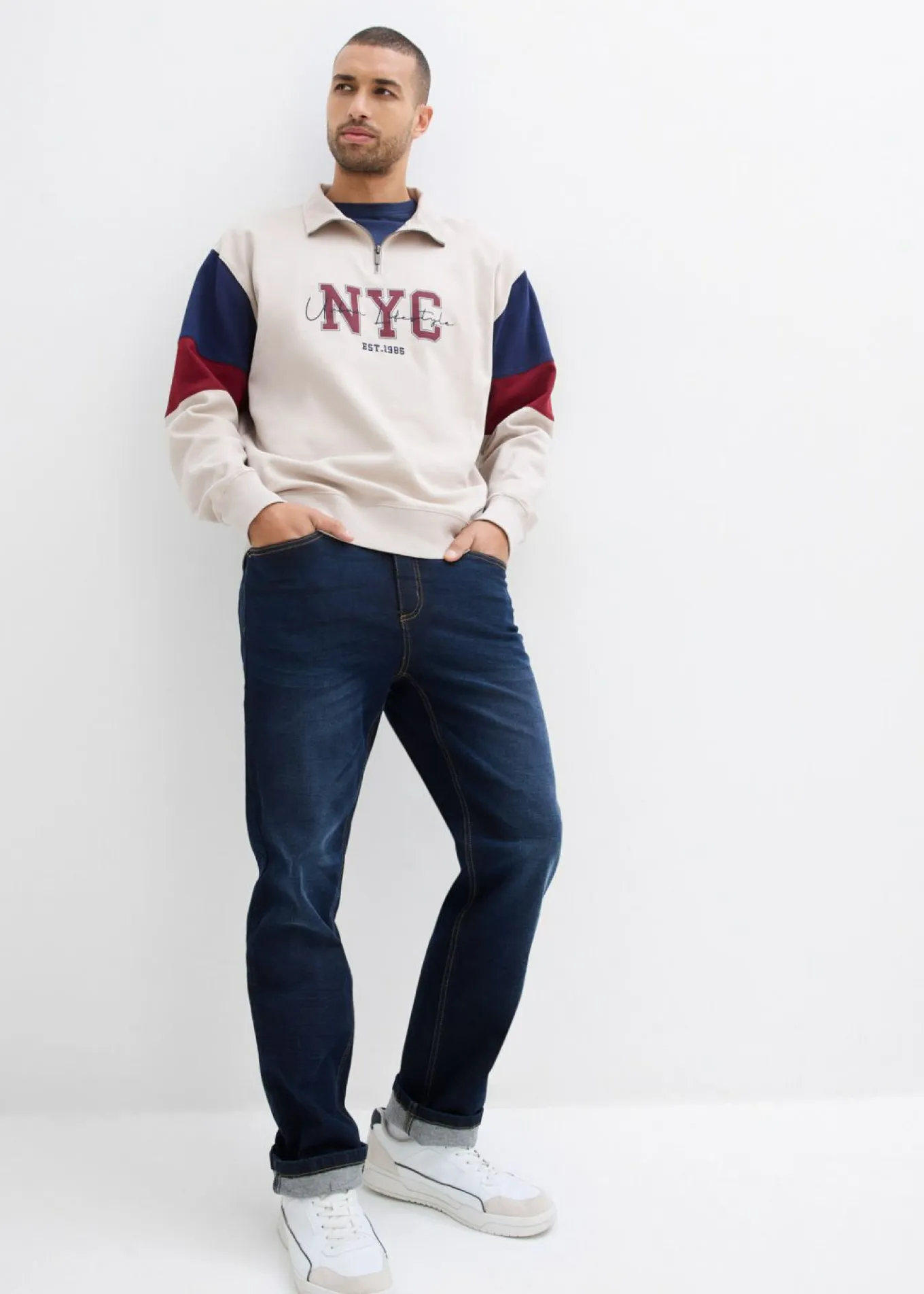 Sudadera de algodón orgánico puro, loose fit