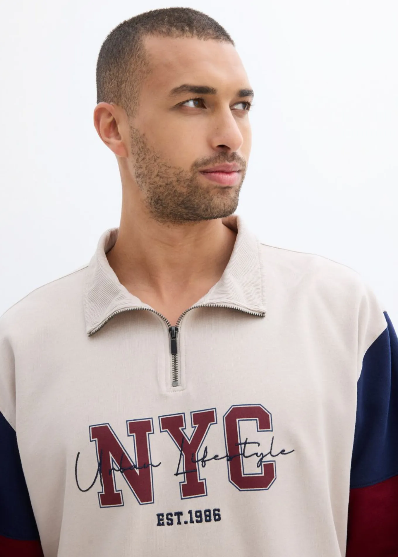 Sudadera de algodón orgánico puro, loose fit
