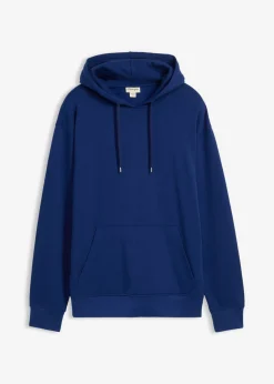 Sudadera de algodón orgánico puro con capucha y corte holgado