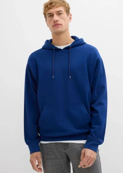 Sudadera de algodón orgánico puro con capucha y corte holgado