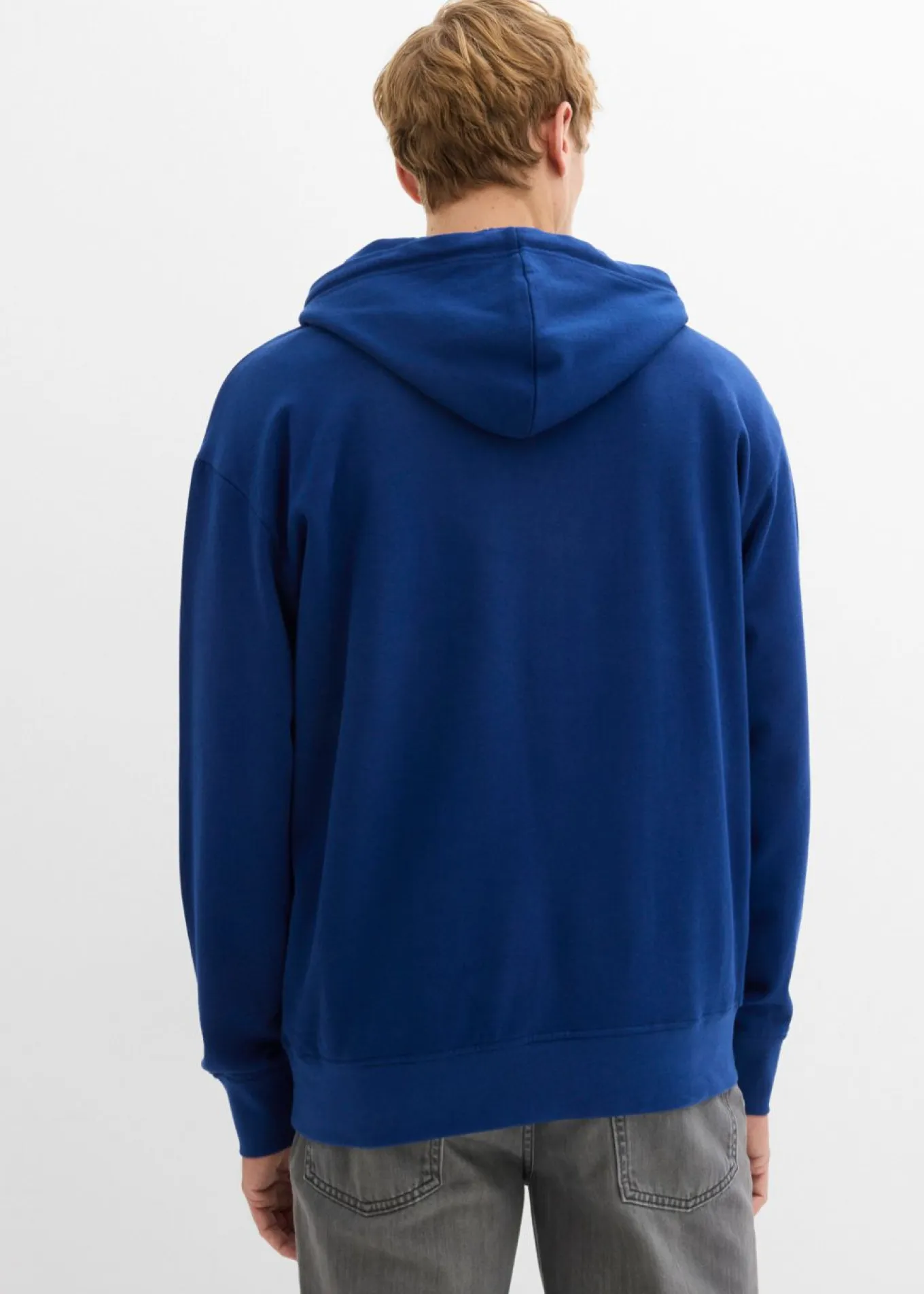 Sudadera de algodón orgánico puro con capucha y corte holgado