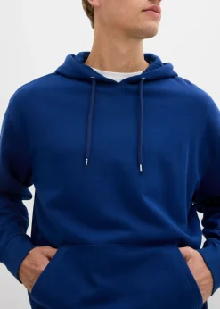 Sudadera de algodón orgánico puro con capucha y corte holgado