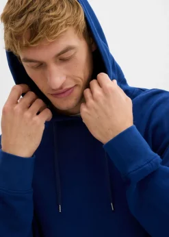Sudadera de algodón orgánico puro con capucha y corte holgado