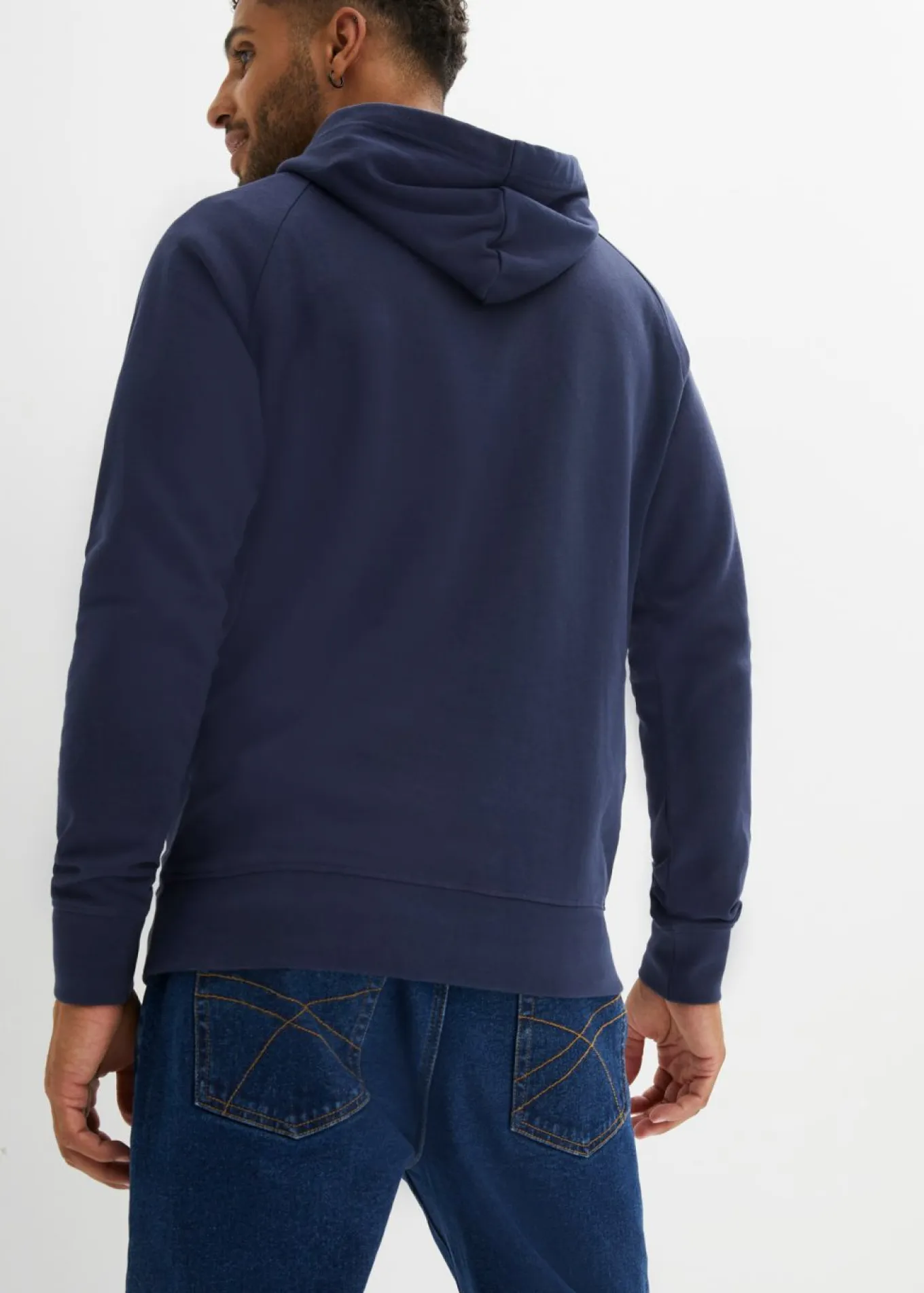 Sudadera de algodón orgánico puro con capucha
