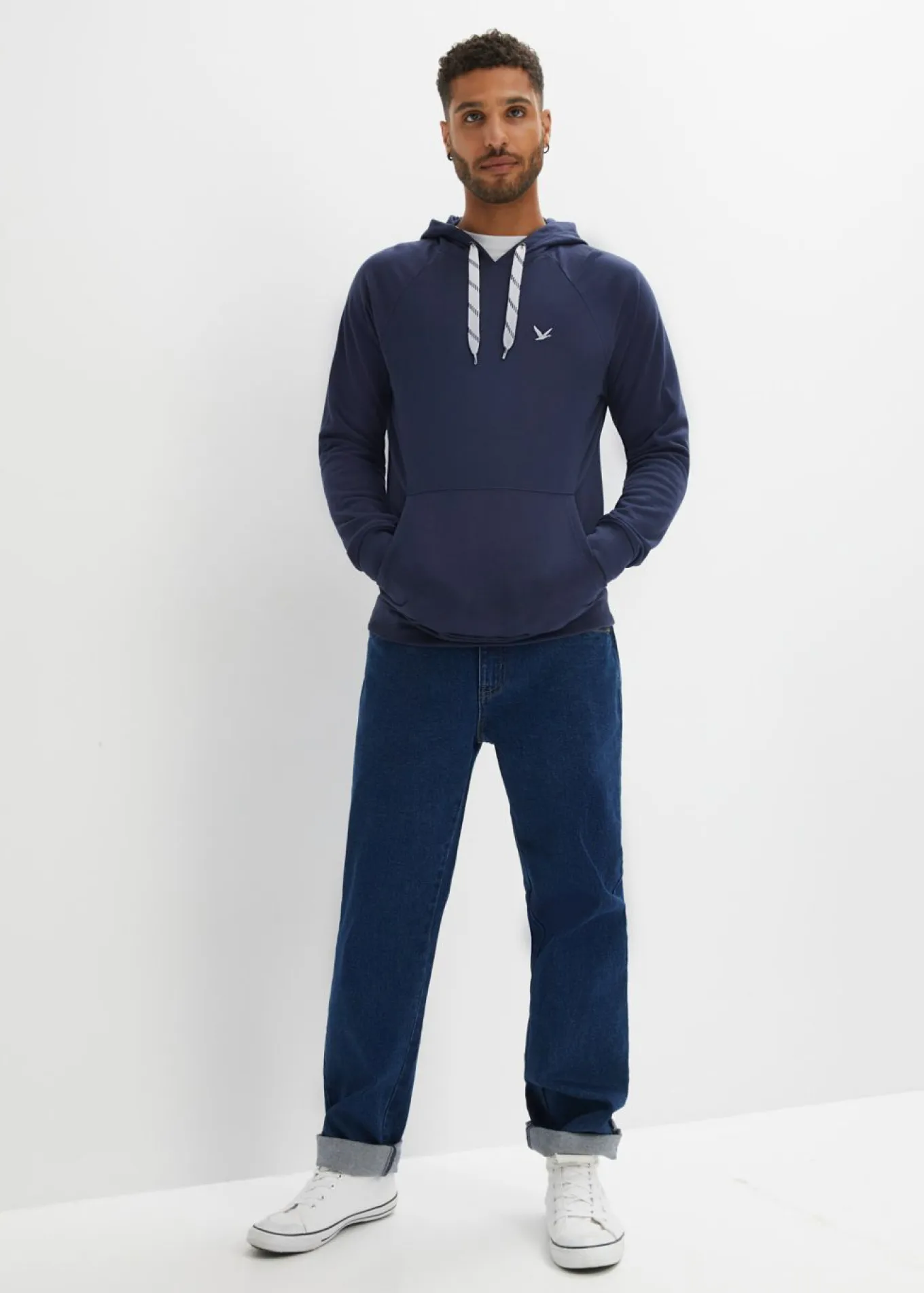 Sudadera de algodón orgánico puro con capucha