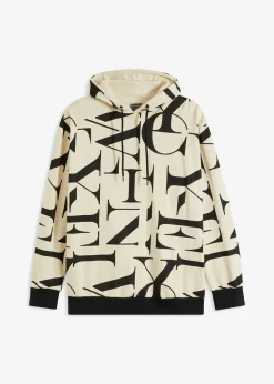 Sudadera de algodón orgánico con corte holgado y capucha
