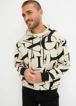 Sudadera de algodón orgánico con corte holgado y capucha