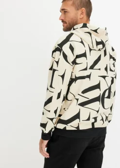 Sudadera de algodón orgánico con corte holgado y capucha