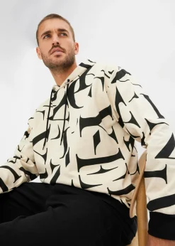 Sudadera de algodón orgánico con corte holgado y capucha