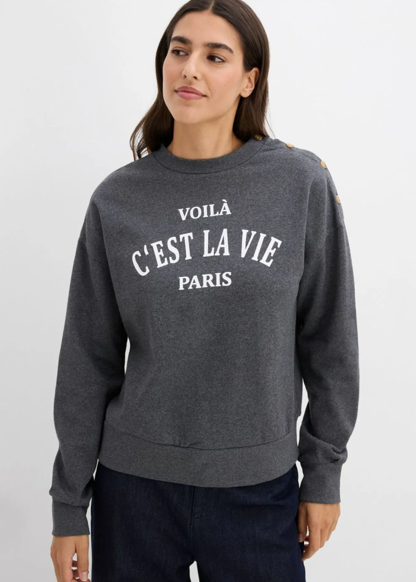 Sudadera de mezcla de algodón