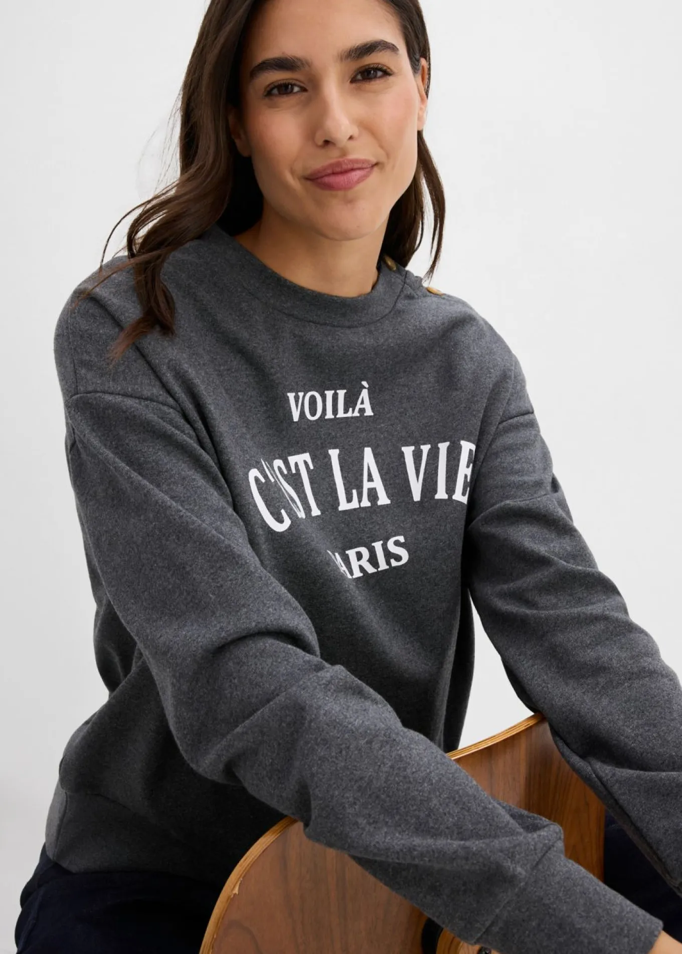 Sudadera de mezcla de algodón