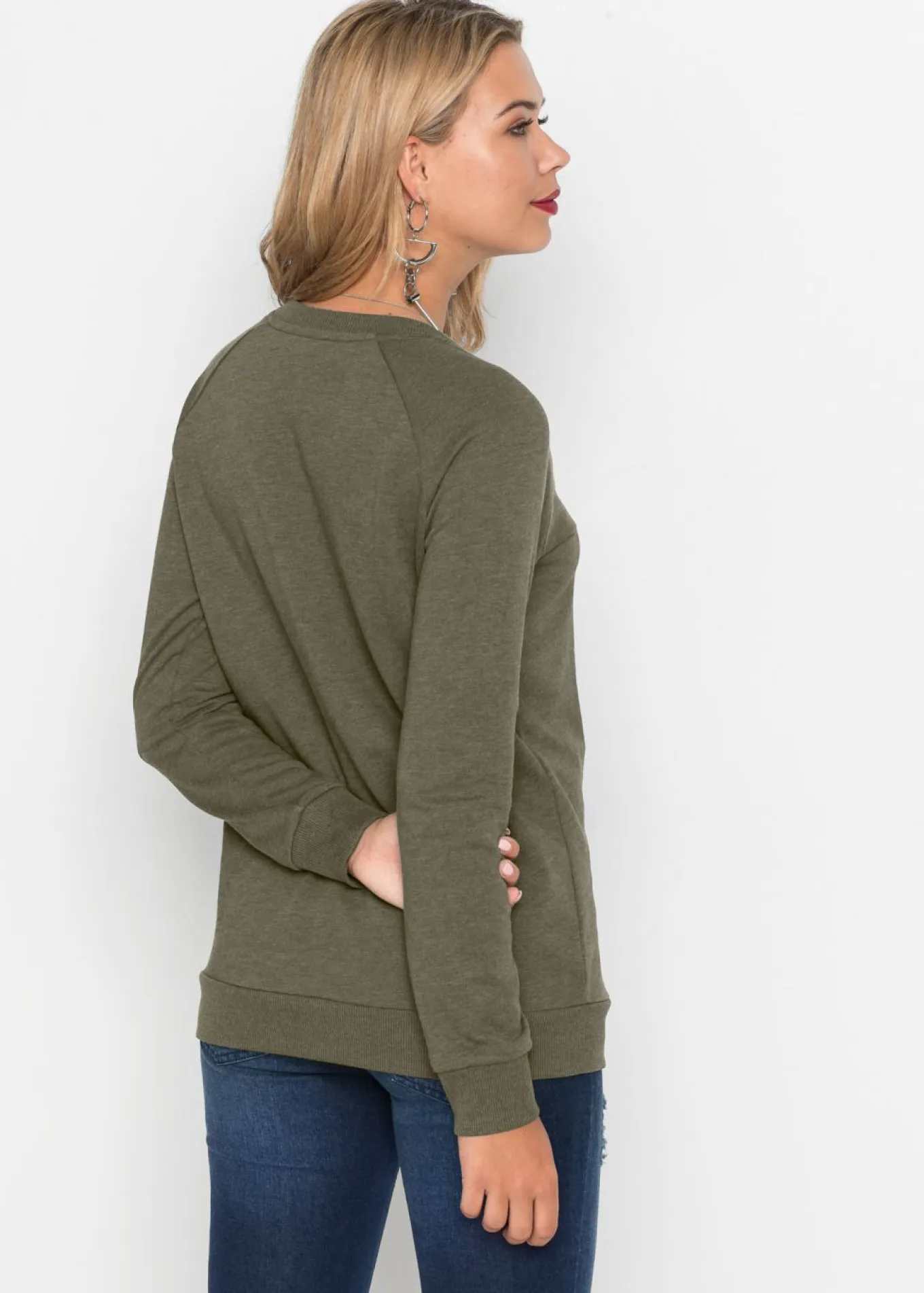 Sudadera de mezcla de algodón
