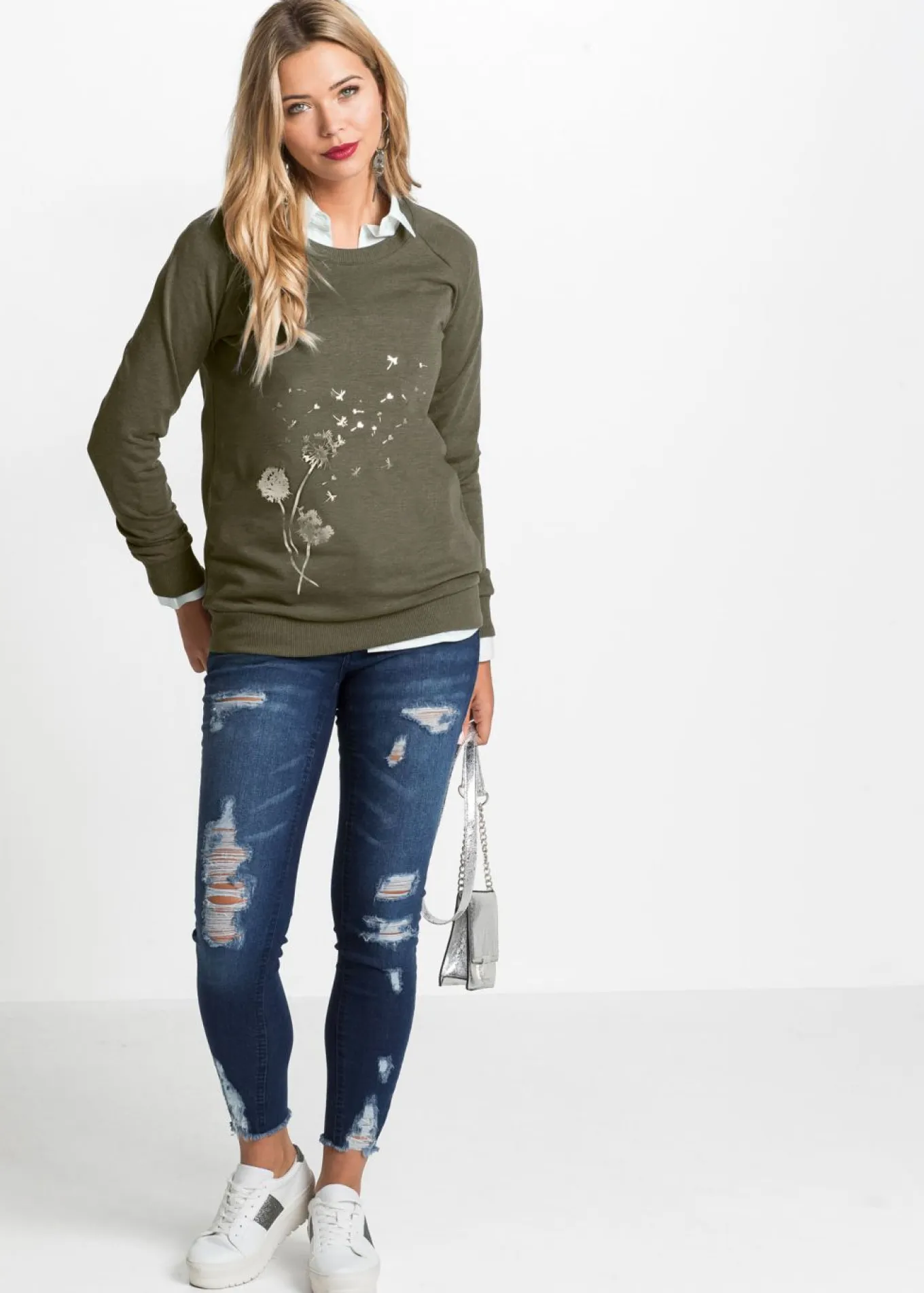 Sudadera de mezcla de algodón