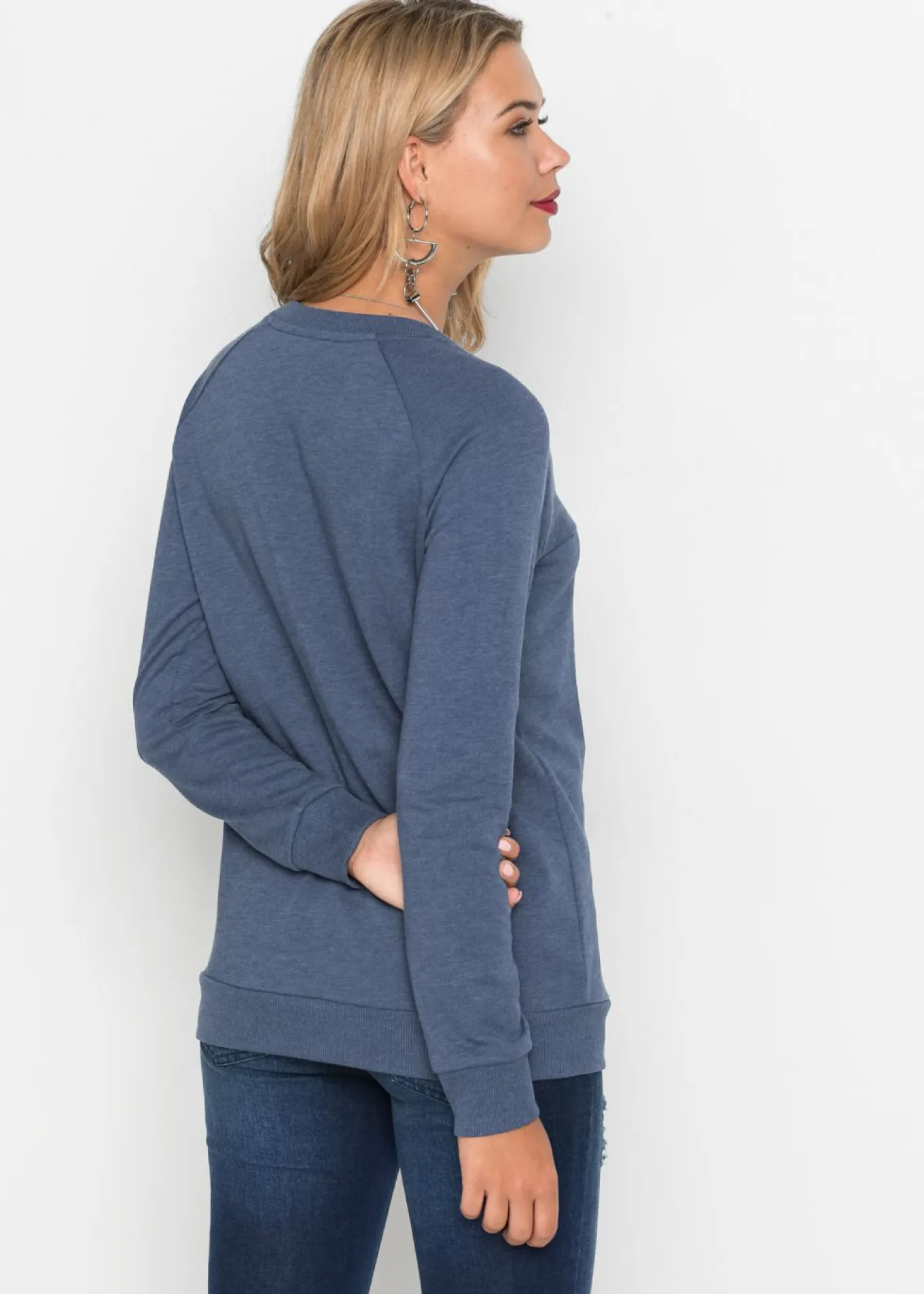 Sudadera de mezcla de algodón