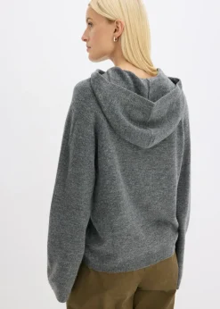Sudadera de punto con capucha