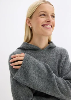 Sudadera de punto con capucha