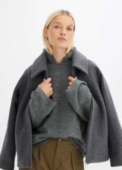 Sudadera de punto con capucha